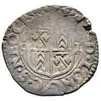 1 Kreuzer - Henri I celery leaves, with 'H'