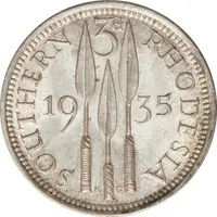 3 Pence - George V