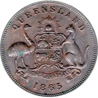 1/2 Penny - John Pettigrew and Co. Ipswich, Queensland