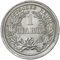 1 Mark - Wilhelm I, Frederick III and Wilhelm II Pattern