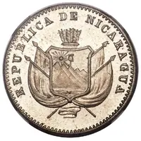1 Centavo Copper-Nickel Piedfort