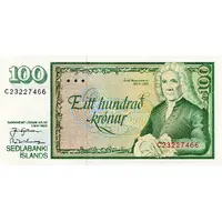 100 Krónur Law of 1986