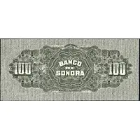 100 Pesos El Banco de Sonora