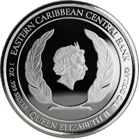 2 Dollars - Elizabeth II Pink Flamingos, Colourized