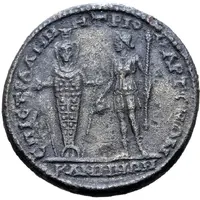 Medallion - Commodus Cult statue of Diana and Bacchus