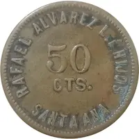 Token - 50 Ctvs. Coffee Farm Token Rafael Álvarez L. e Hijos