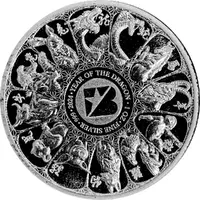 1 Ounce Silver - Bullionstar Year of the Dragon Asahi