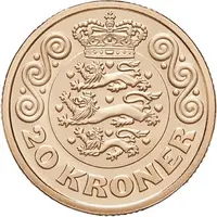 20 Kroner - Margrethe II 6th portrait