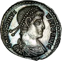 Siliqua - Constantius II VICTORIA AVGVSTORVM, Siscia