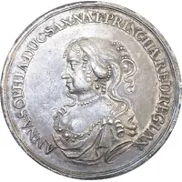 Medal - To the travel of Anna Sophie to her hometown in Denmark - John George II