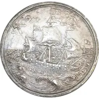 Medal - To the travel of Anna Sophie to her hometown in Denmark - John George II