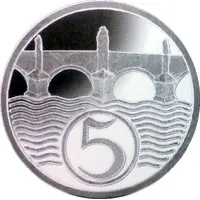 5 Haléřů Restrike