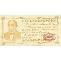 50 Pesos La Tesoreria General del Estado de Oaxaca