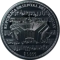 1000 Pesos Uruguayos La Cumparsita