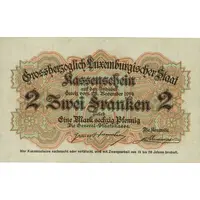 2 Francs / 1 Mark 60 Pfennig