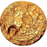 Rose Noble Countermarked on English noble