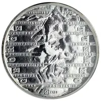 25 Dollars - Leonard I - George Orwell - silver