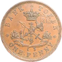 1 Penny - Bank of Upper Canada
