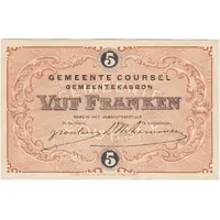5 Franc - Coursel
