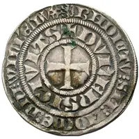 1 Turnose 'Groschen Tournois' - William II