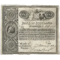 1 Pound Bank of Scotland