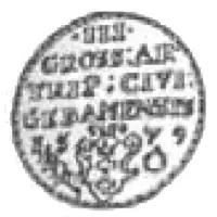 Trojak gdański - Stefan Batory Gdańsk mint