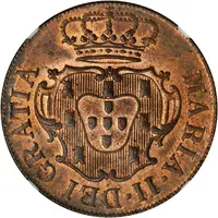 10 Réis - Maria II London mint