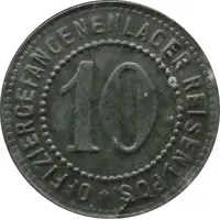 10 Pfennig - Reisen in Posen Offiziergefangenenlager