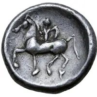 Tetradrachm Apollokopf-Dickschrötling Type