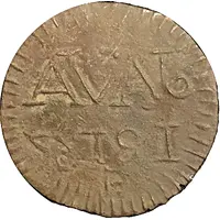 1/2 Stuiver Tin imitation