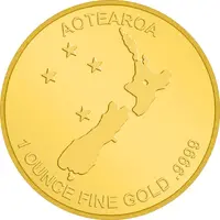 Round - 1 oz Gold Kiwi