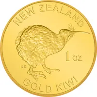 Round - 1 oz Gold Kiwi