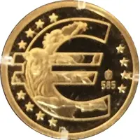 10 years of the Euro gold