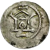 Denier - Henry II Worms mint