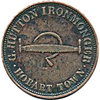 1 Penny - G, Hutton Hobart Town, Tasmania