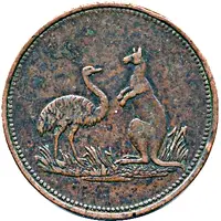 1 Penny - G, Hutton Hobart Town, Tasmania