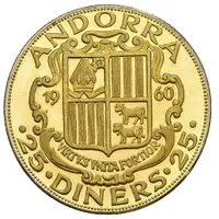 25 Diners Charlemagne, gold