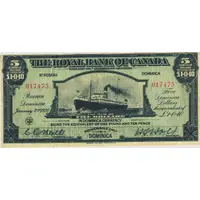 5 Dollars / 1 Pound and 10 Pence Royal Bank of Canada