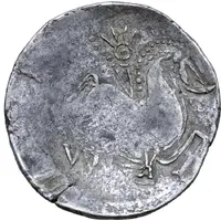 Tetradrachm Ringelkopfreiter mit Mundrosette Type
