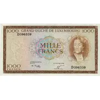 1000 Francs - Charlotte