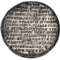 1/2 Thaler Medal - Death of György Bánffy de Losoncz