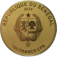 100 Francs CFA Hymn Polski, first verse