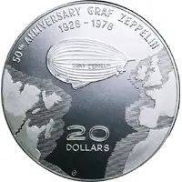 20 Dollars - Elizabeth II Graf Zeppelin
