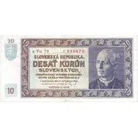 10 Korún Slovenských
