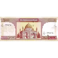 1000 Afghanis