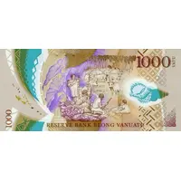 1000 Vatu 40 Years of Independence