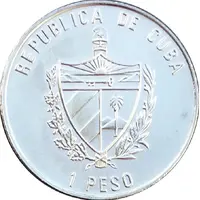 1 Peso Charles Darwin
