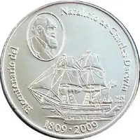 1 Peso Charles Darwin