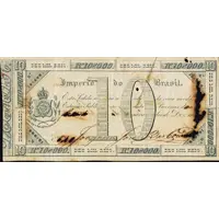 10 Mil Réis Thesouro Nacional, Copper exchange note