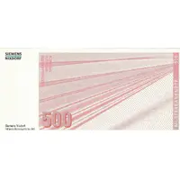 Musterbanknote 500